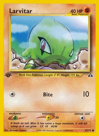 Larvitar (57) [Neo Discovery] Unlimited