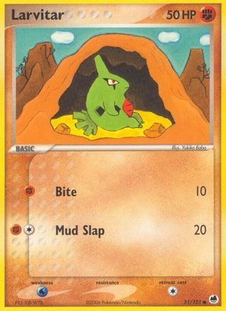Larvitar (51) [Dragon Frontiers]