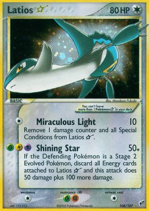 Latios Star (106) [Deoxys] Holofoil
