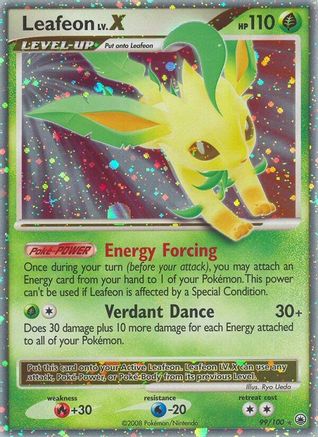 Leafeon LV.X (99) [Majestic Dawn] Holofoil