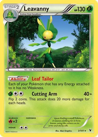 Leavanny (3) [Noble Victories] Reverse Holofoil