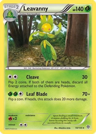 Leavanny (10) [Plasma Storm] Reverse Holofoil