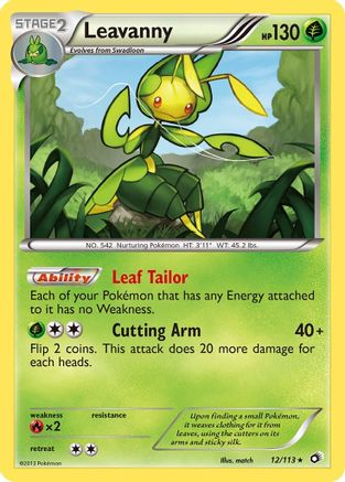 Leavanny (12) [Legendary Treasures] Holofoil