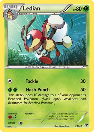 Ledian (7) [XY Base Set]