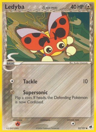 Ledyba (Delta Species) (53) [Dragon Frontiers]