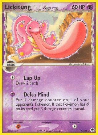 Lickitung (Delta Species) (19) [Dragon Frontiers]