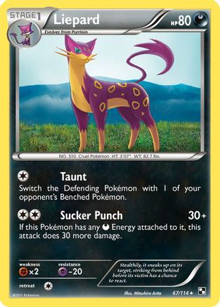 Liepard (67) [Black and White]