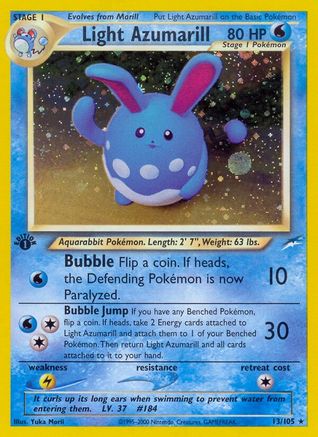 Light Azumarill (13) [Neo Destiny] Unlimited Holofoil