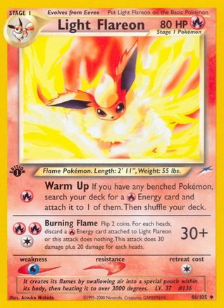 Light Flareon (46) [Neo Destiny] 1st Edition