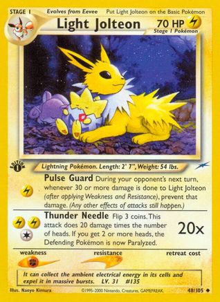 Light Jolteon (48) [Neo Destiny] Unlimited