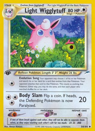 Light Wigglytuff (54) [Neo Destiny] Unlimited