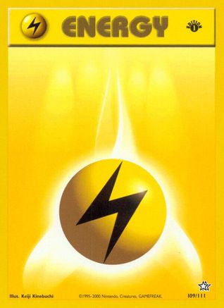 Lightning Energy (109) [Neo Genesis] 1st Edition