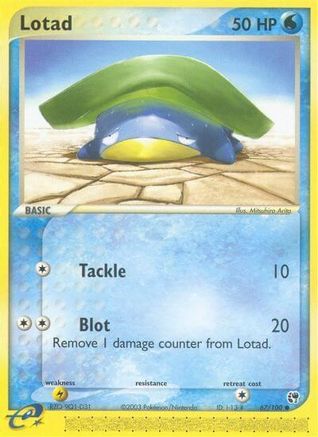 Lotad - 67/100 (67) [Sandstorm] Reverse Holofoil