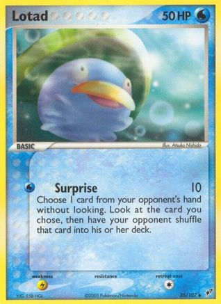 Lotad - 035/107 (35) [Deoxys] Reverse Holofoil