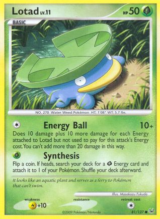 Lotad (81) [Platinum] Reverse Holofoil