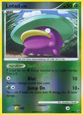 Lotad (Shiny) (SH4) [Platinum] Reverse Holofoil