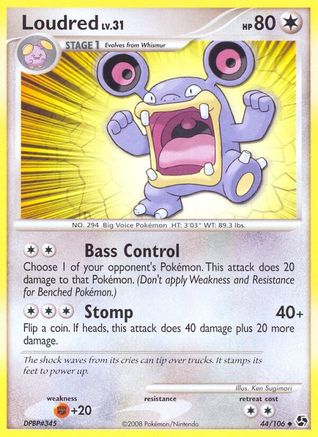 Loudred (44) [Great Encounters] Reverse Holofoil