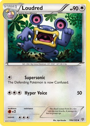 Loudred (106) [Plasma Storm] Reverse Holofoil