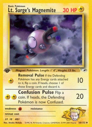 Lt. Surge's Magnemite (50) (50) [Gym Heroes] Unlimited