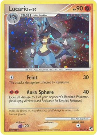 Lucario (6) [Diamond and Pearl] Holofoil