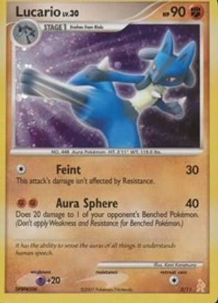 Lucario (3) [DP Trainer Kit: Manaphy & Lucario] Holofoil