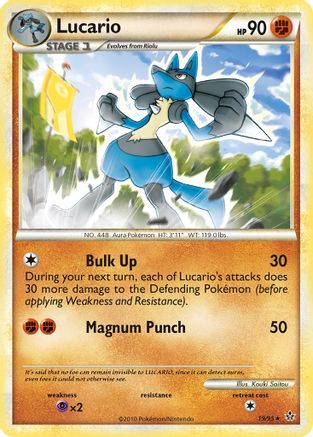 Lucario (19) [Unleashed] Reverse Holofoil