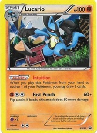 Lucario - BW85 (BW85) [Black and White Promos] Holofoil