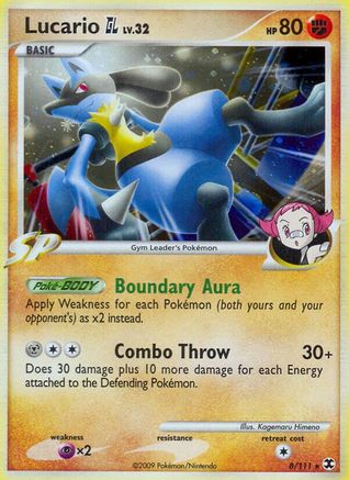 Lucario GL (8) [Rising Rivals] Holofoil
