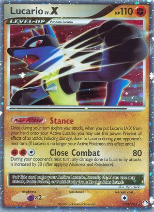 Lucario LV.X (122) [Mysterious Treasures] Holofoil