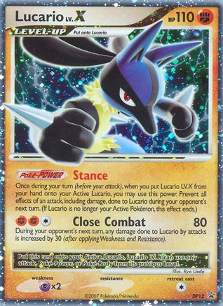 Lucario LV.X - DP12 (DP12) [Diamond and Pearl Promos] Holofoil