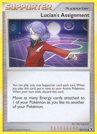 Lucian's Assignment (92) [Rising Rivals] Reverse Holofoil