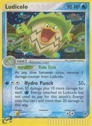 Ludicolo (7) [Sandstorm] Holofoil