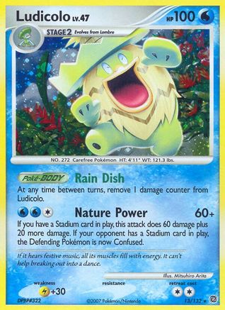 Ludicolo (13) [Secret Wonders] Holofoil