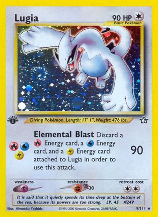 Lugia (9) [Neo Genesis] Unlimited Holofoil