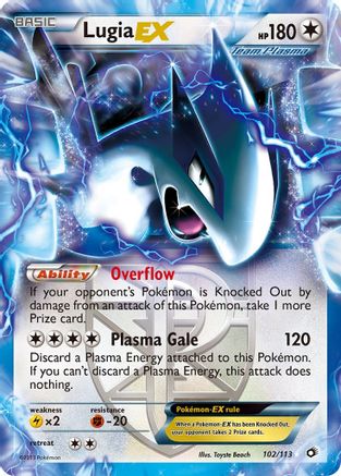 Lugia EX (Team Plasma) (102) [Legendary Treasures] Holofoil