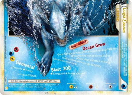 Lugia Legend (Bottom) (114) [HeartGold SoulSilver] Holofoil