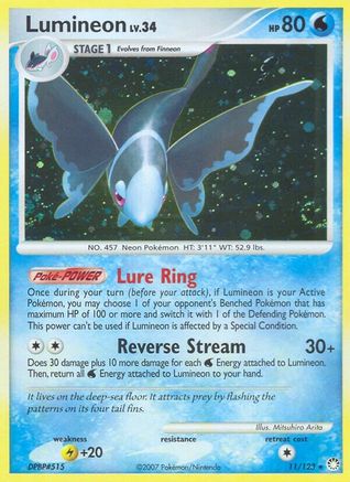 Lumineon (11) [Mysterious Treasures] Holofoil