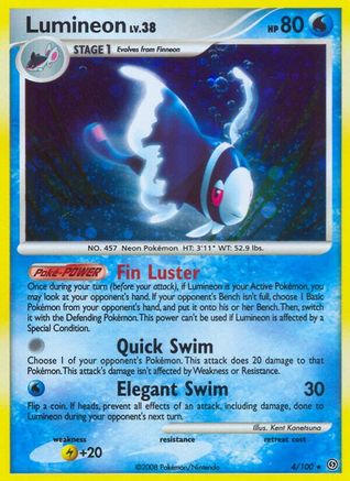Lumineon (4) [Stormfront] Reverse Holofoil