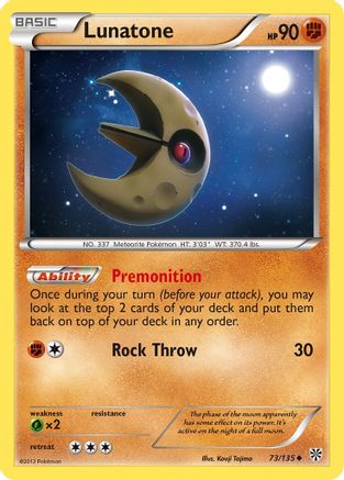 Lunatone (73) [Plasma Storm]