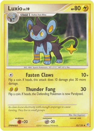 Luxio (52) [Diamond and Pearl] Reverse Holofoil