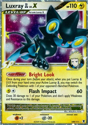 Luxray GL Lv.X (109) [Rising Rivals] Holofoil