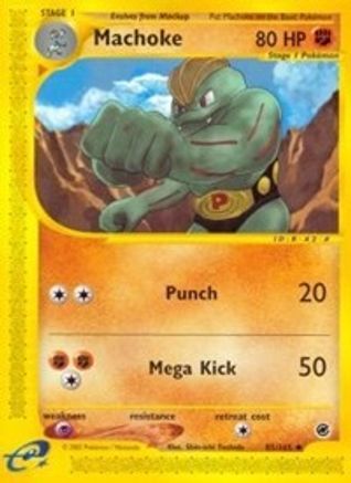 Machoke (85) [Expedition] Reverse Holofoil