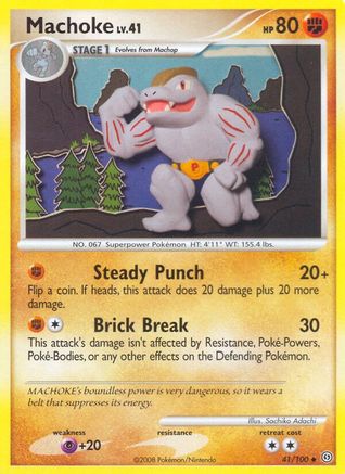 Machoke (41) [Stormfront] Reverse Holofoil