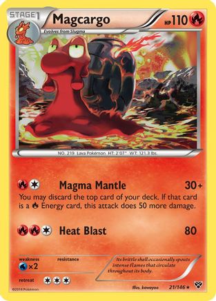 Magcargo (21) [XY Base Set] Reverse Holofoil