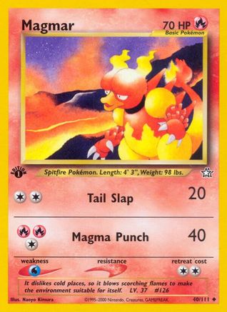 Magmar (40) [Neo Genesis] 1st Edition