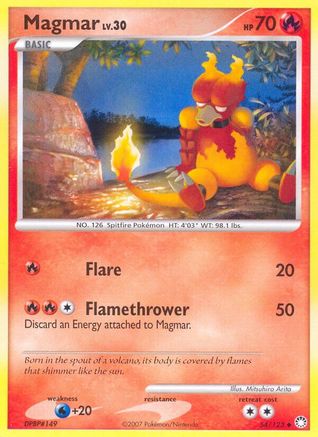 Magmar (54) [Mysterious Treasures] Reverse Holofoil