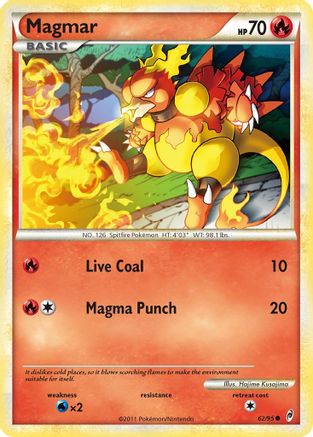 Magmar (62) [Call of Legends] Reverse Holofoil