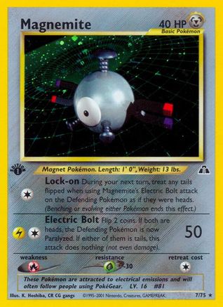 Magnemite (7) (7) [Neo Discovery] Unlimited Holofoil