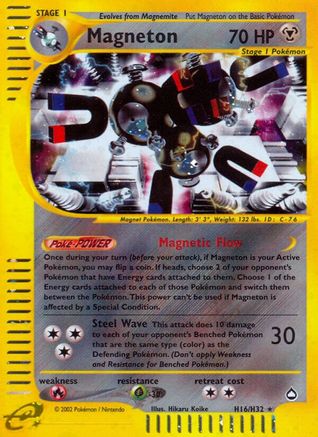 Magneton (H16) (H16) [Aquapolis] Holofoil