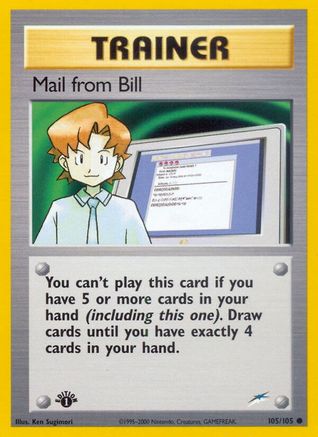 Mail from Bill (105) [Neo Destiny] 1st Edition